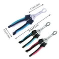 thumbnail image 3 of Oleegame Pinces de Service Compactes 1 Pce Petites Pinces à Épiler Sans Semences Ciseaux à Ressort Pinces à Sucre Outils Extérieurs Épilation de Fruits Rouge, 3 of 7
