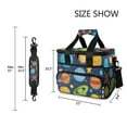 thumbnail image 6 of Cartoon Universe Planet Insulated Lunch Bag 15L Cooler Box for Women Men Work Camping Beach Travel, 6 of 7