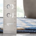 thumbnail image 6 of Well Woven Lev Blue & Ivory Links Geometric Area Rug 6'7" x 9'3", 6 of 7