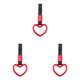 thumbnail image 1 of JDM coche modificado decorativo advertencia anillo parachoques trasero advertencia coche mano tirar anillo (cinturón negro-Corazón rojo), 1 of 8