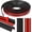 Black, variant on Corner Trim Molding Peel and Stick 0.8 in x 10 Ft Flexible Ceiling Trim Moulding Self Adhesive Corner Wall Protector for Inside & Outside Wall Corner Guards, Black
