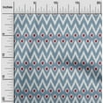 thumbnail image 1 of oneOone Cotton Flex Fabric Chevron Ikat Print Fabric By Yard 40 Inch Wide, 1 of 4