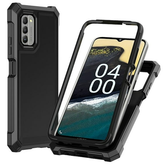 Military Grade Rugged Hybrid Case for Nokia G400 5G - Black