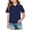24# Navy, variant on Girls Short Sleeve Polo Shirts Kids School Uniform Polo Shirt Navy 120