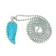 thumbnail image 5 of Collar Sunnimix con colgante de ala de ángulo Piedras preciosas Azul turquesa, 5 of 5