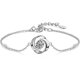 thumbnail image 1 of Pulsera ajustable para mujer con forma de corazón de océano y circonio cúbico de plata de ley S925 para niñas y mujeres, 1 of 5