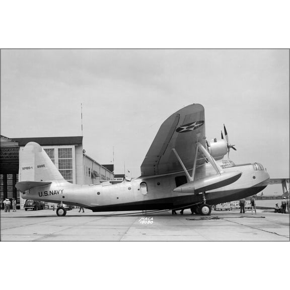 24"x36" Gallery Poster, U.S. Navy Sikorsky XPBS-1 patrol bomber prototype 1938