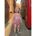 thumbnail image 6 of BemeyourBBs Newborn Baby Boy Girl Summer Clothes Plaid Gingham Bubble Romper Sleeveless Cute Sailboat Embroidery Plaid Print Bodysuit Playsuit Infant Baby Boys Summer Outfit, 6 of 9
