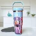 thumbnail image 3 of K-Pop Ghost Hunter Tumble With Lid and Straw - 30oz Stainless Steel Insulated Thermos Cup for Kids, 3 of 5