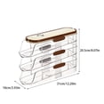 thumbnail image 2 of Transemion Clever Egg Containers For Refrigerators Easy Grip And Stacking Buckle Egg Storage Refrigerator type 1, 2 of 6