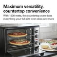 thumbnail image 3 of Hamilton Beach Countertop Toaster Oven with Convection & Rotisserie, Extra Large Capacity, Black, 3 of 9