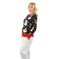 thumbnail image 5 of Socal Look Women's Ugly Christmas Sweater, Long Sleeve Crew Neck Acrylic Holiday Pullover, 3XL, 5 of 6