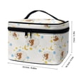 thumbnail image 6 of HELLHERO Sleepy Sloth Stars Large Capacity Travel Cosmetic Bag Daily Multi-Purpose Travel Makeup Organizer Adult, 6 of 6