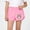 Pink, variant on Amidoa Cotton Girls Shorts Elastic Waist Comfort Waist Summer Shorts Casual Shorts,Gray,9-10 Years