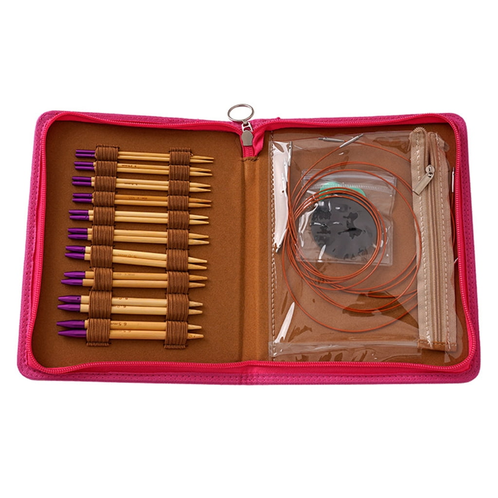 BQBQERT Multifunctional Circular Knitting Needle Set Crochet Needle Knitting Needle Interchangeable Crochet Hook Needle