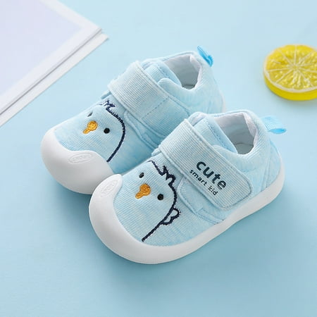 

Toyella Children s indoor shoes antiskid girl s canvas shoes Blue 21