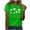 C03, variant on Women's Casual Print Pullover Shirt Round Neck Short Sleeve Blouse Under $5