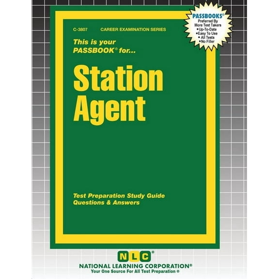 Career Examination Station Agent, Book 3807, (Paperback)