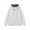 Grey*, variant on RUTAYY Men's Zip Up Hoodie Solid Color Plaid Inner Hood Oversized Long Sleeve Hooded Jacket Black