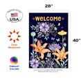 thumbnail image 2 of Toland Home Garden Welcome Lilies Flower Spring Flag Double Sided 28x40 Inch, 2 of 5