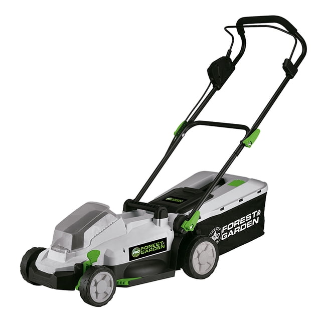 Podadora de Césped Recargable 40V, Corte 33cm, 5 Niveles de Altura, con Batería y Cargador
