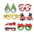 thumbnail image 2 of Decoraciones navideñas, juguetes para niños y adultos, gafas con asta de muñeco de nieve de Papá Noel, gafas decoradas de Navidad, 2 of 4
