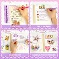 thumbnail image 5 of UUSUOO DIY Journal Kit for Girls,Journal Set for Girls Ages 8-12,100+Pcs Stationery Set with Stickers,Scrapbook & Diary Supplies Set,Journaling Art Crafts Kit,Christmas Gifts for Kids Age 8 9 10 +, 5 of 8