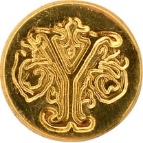 Manuscript Short Handle Design Sealing Set W/Red Wax-Y