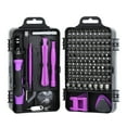 thumbnail image 2 of Multi-purpose Mobile Phone Screwdriver Set,115-in-1 Carbon Steel Tool,Disassembly & Maintenance,Precision Screwdriver,Phone Repair Kit,Universal Tool for DIY Enthusiasts & Technicians|metal,Purple, 2 of 8