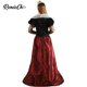 thumbnail image 4 of Disfraz de reina de corazones para mujer de Reneecho, disfraz de Halloween para adultos, vestido de diosa medieval, fiesta de cumpleaños de carnaval, disfraz de Purim, 4 of 5