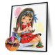 thumbnail image 1 of Cuadros Decorativos Kit de pintura de diamante 5D DIY Little Girl Full Round Drill Mosaic Art (X175) Likrtyny embutido en tela, 1 of 9