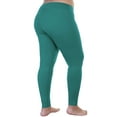 thumbnail image 2 of Angelina Women's Microfiber High Waist Full Coverage Leggings (6-Pack), 2 of 3