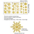 thumbnail image 1 of Calcomanía de cristal de ventana de copo de nieve de Feliz Navidad, efecto de purpurina, pegatina de pared electrostática, decoración de habitación de niños, calcomanías para el hogar, 1 of 4