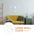 thumbnail image 4 of Clocks Wall Bling Bedroom Decor Silent Unique Modern Oversized Mute Metal Eva Acrylic Office, 4 of 6