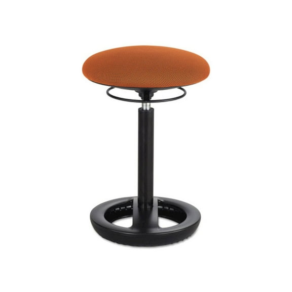 Safco Twixt Active 22" Backless Drafting Chair in Orange