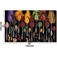 thumbnail image 5 of Evgosm tempered glass backsplash for stove, seasoning Stove Splashback, Glass Backsplash, Used for Kitchen Wall Protection and Decoration, Easy to Install and Clean. (30x16''), 5 of 7