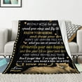 thumbnail image 4 of Daughter Gifts from Mom,to My Daughter Blanket from Mom,Daughter Gifts-Birthday Gifts for Daughter,Christmas Thanksgiving Gifts for Daughter Lion Letter Printed Quilts Custom Blanket 50"x60", 4 of 6