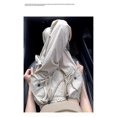 thumbnail image 3 of Women s Gray Overalls Loose Straight Quick-drying Sun Protection Sports Pants, 3 of 5