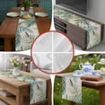 thumbnail image 5 of Burlap Table Runner 36 Inches Long,Summer Tropical Leaves Watercolor Non-Slip Kitchen Table Runners for Dining Room Everyday Use Party Table Decorations Green Foliage, 5 of 9