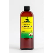 Peanut oil unrefined organic carrier cold pressed virgin raw pure 2 oz