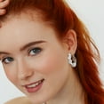 thumbnail image 4 of Miabella Twisted Hoop Earrings Sterling Silver, 4 of 4