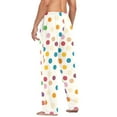 thumbnail image 3 of FORMRS Mens Pajama Pants with Pockets Sleepwear Lounge Bottoms Sizes S-2XL, Polka Dot, 3 of 7