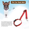 thumbnail image 3 of Cuerda de tracción del cinturón de seguridad del vehículo de seguridad del cachorro del cinturón de seguridad del coche del perro mascota ajustable Tmvgtek Para estrenar, 3 of 5