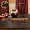 thumbnail image 2 of VHC Brands Cumberland Moose Rustic Decor Natural Jute Table Runner for Kitchen Dining Room , Tan Red Black Woodland, 2 of 6