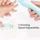 thumbnail image 3 of Molinillo de uñas eléctrico Cortaúñas 6 en 1 para bebés con luz LED, Kit de cortaúñas eléctrico para bebés y niños pequeños, con 6 uds. De cabezales de lijadora, seguro y de bajo ruido Abanopi Molinillo de uñas eléctrico, 3 of 7