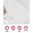 thumbnail image 6 of Easter Kitchen Dish Towels for Drying Dishes Set of 2, Spring Rabbit Ears Foot Flowers Eggs Green Wooden Waffle Weave Microfiber Hand Tea Bathroom Towels Quick Dry & Absorbent Towel 15.7x23.6, 6 of 7