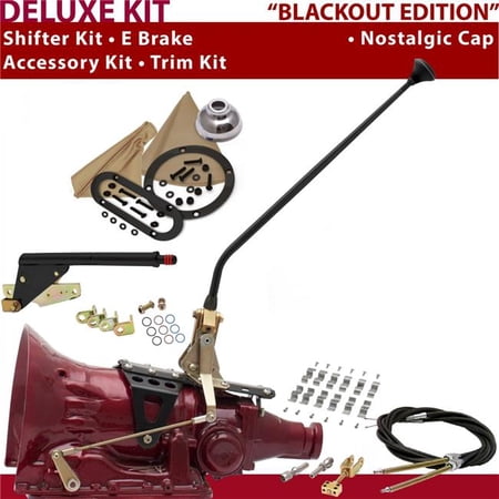 American Shifter TH400 Shifter Kit 23 in. E Brake Cable Clamp Trim Kit for D11A0