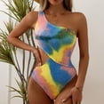 thumbnail image 5 of Women's One Piece Swimsuit One Shoulder Bathing Suit,S，G149402, 5 of 7