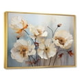 thumbnail image 2 of Designart "Minimalistic Grace In Poppy Blossoms V" Poppies Floater Framed Wall Art Prints, 2 of 5