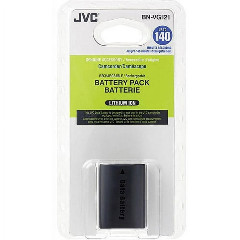 JVC BN-VG121US Battery Li-Ion for JVC GZ-EX350; Everio GZ